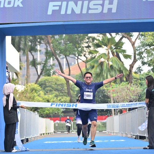Race photo from KEMLU RUN 2026