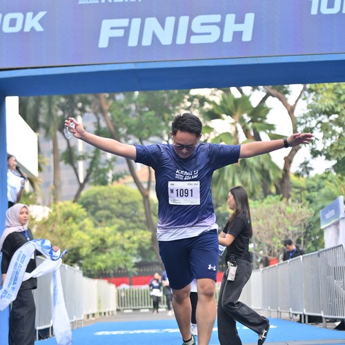 Race photo from KEMLU RUN 2026