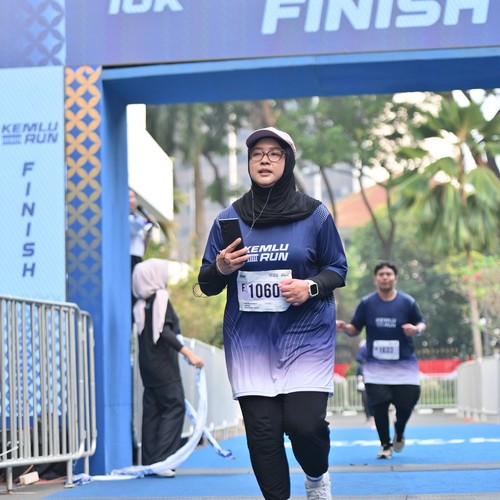 Race photo from KEMLU RUN 2026