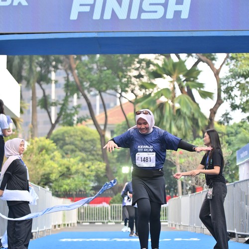 Race photo from KEMLU RUN 2026