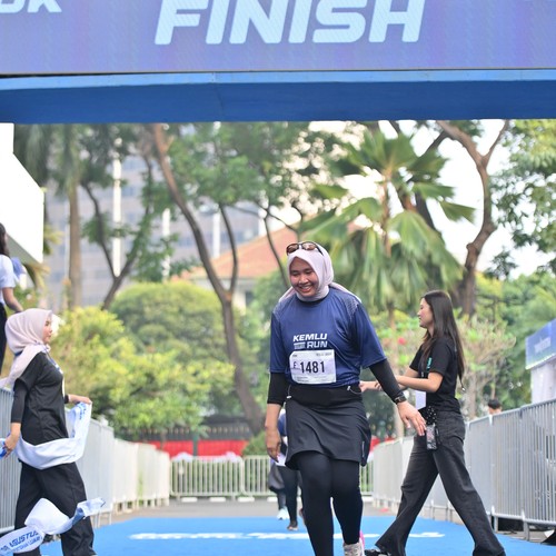 Race photo from KEMLU RUN 2026