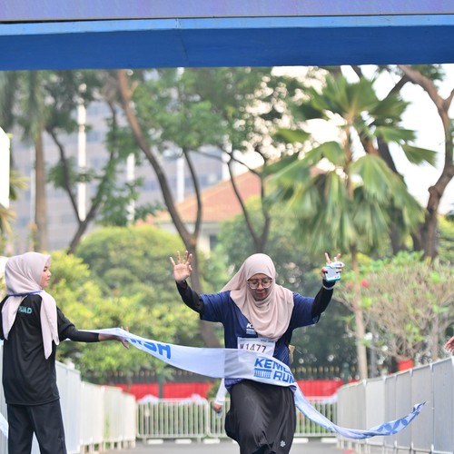 Race photo from KEMLU RUN 2026