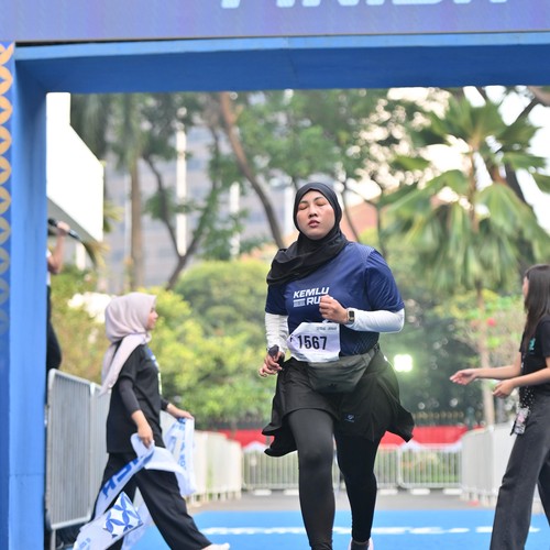 Race photo from KEMLU RUN 2026