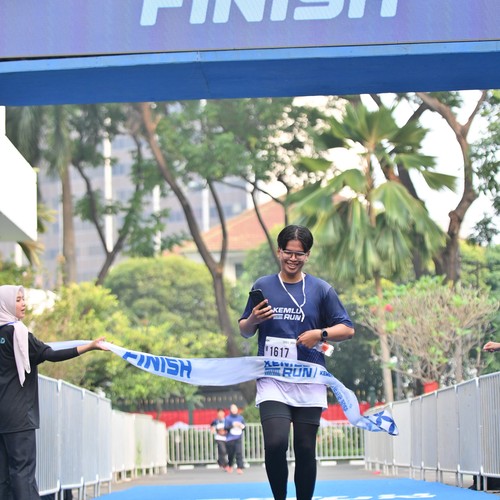 Race photo from KEMLU RUN 2026