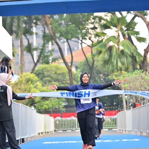 Race photo from KEMLU RUN 2026