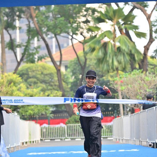 Race photo from KEMLU RUN 2026