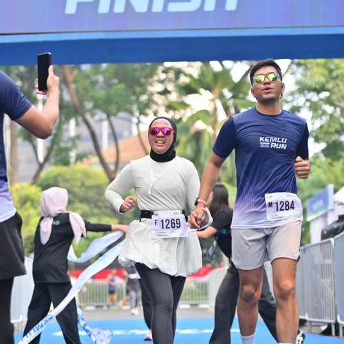 Race photo from KEMLU RUN 2026