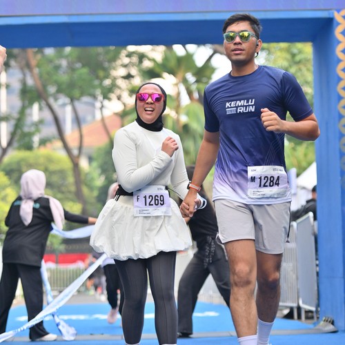 Race photo from KEMLU RUN 2026