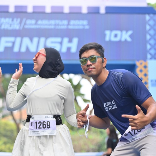 Race photo from KEMLU RUN 2026