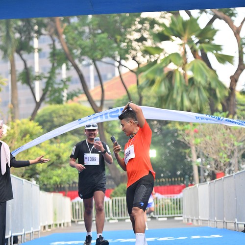 Race photo from KEMLU RUN 2026