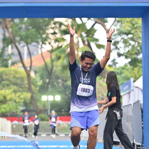 Race photo from KEMLU RUN 2026