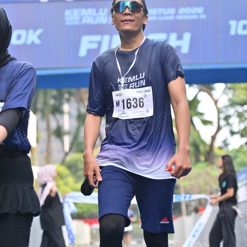 Race photo from KEMLU RUN 2026