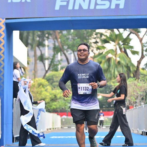 Race photo from KEMLU RUN 2026