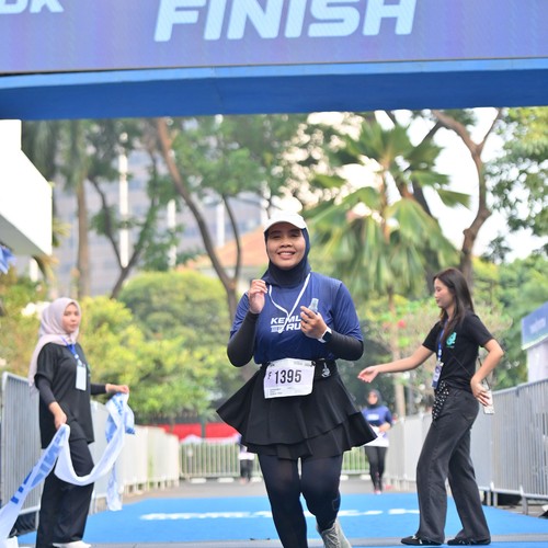 Race photo from KEMLU RUN 2026