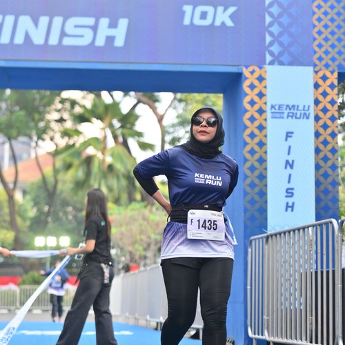 Race photo from KEMLU RUN 2026
