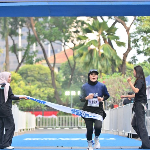 Race photo from KEMLU RUN 2026