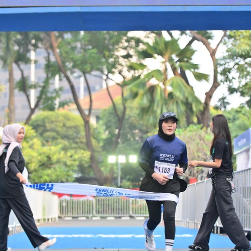 Race photo from KEMLU RUN 2026
