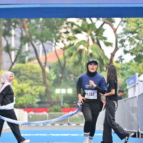 Race photo from KEMLU RUN 2026