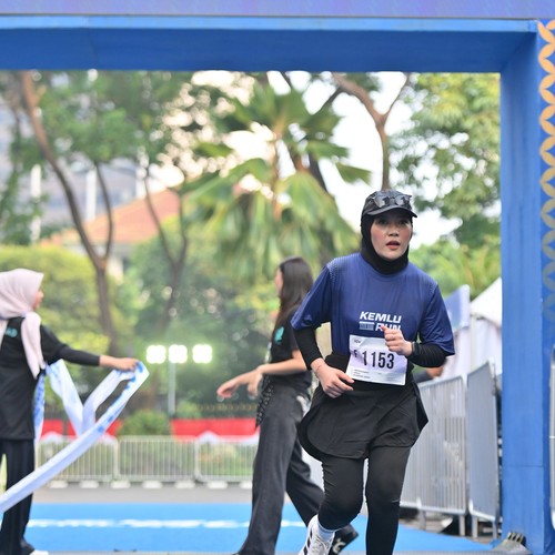 Race photo from KEMLU RUN 2026