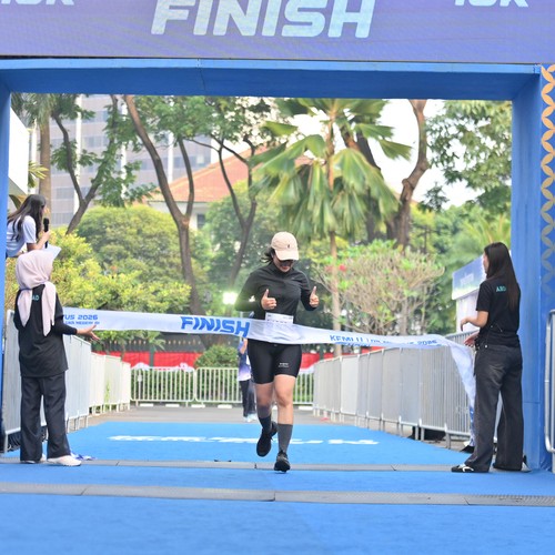 Race photo from KEMLU RUN 2026