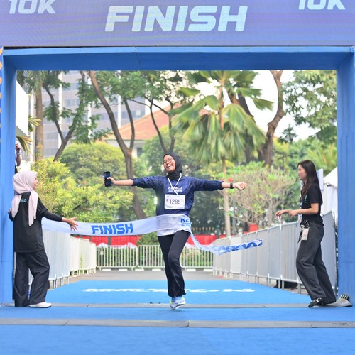 Race photo from KEMLU RUN 2026