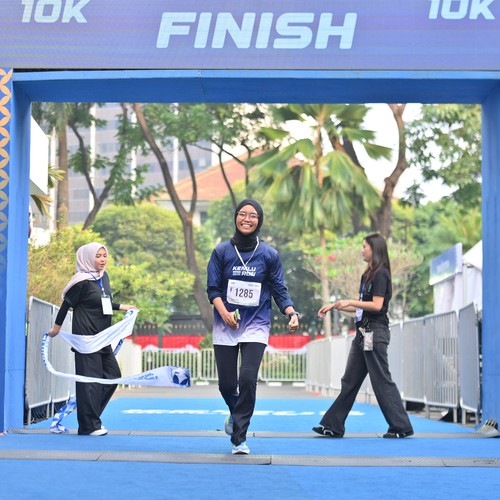 Race photo from KEMLU RUN 2026
