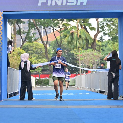 Race photo from KEMLU RUN 2026
