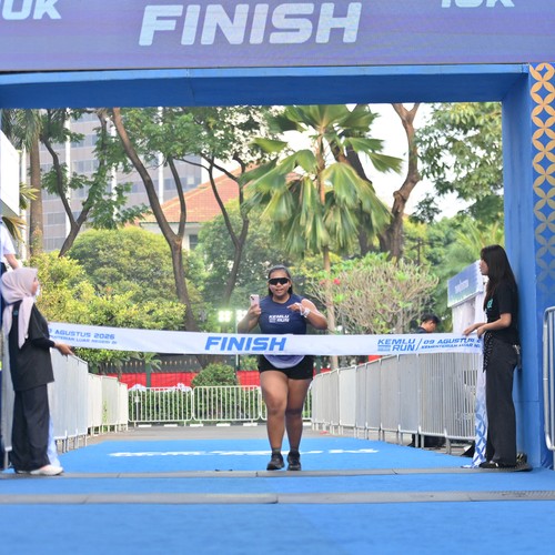 Race photo from KEMLU RUN 2026