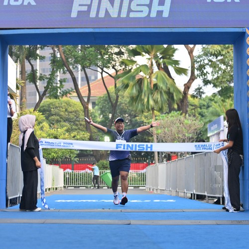 Race photo from KEMLU RUN 2026