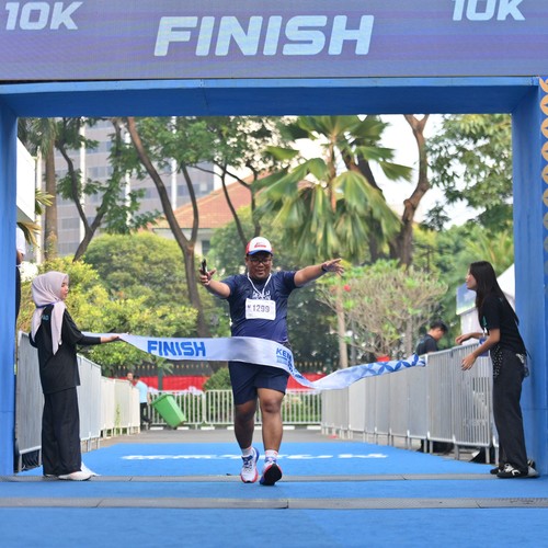Race photo from KEMLU RUN 2026