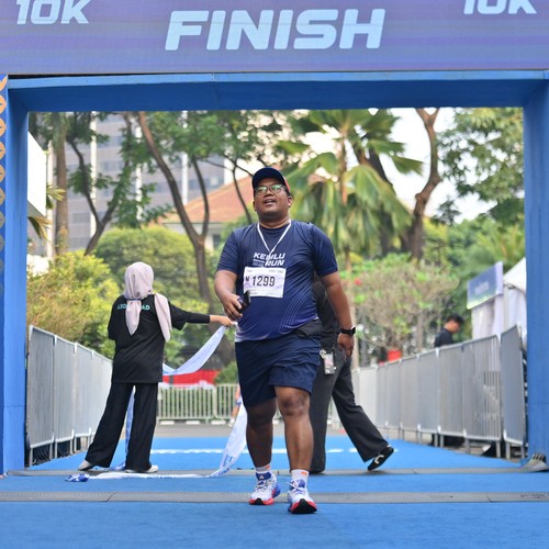 Race photo from KEMLU RUN 2026