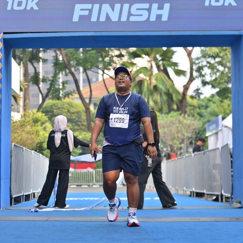 Race photo from KEMLU RUN 2026