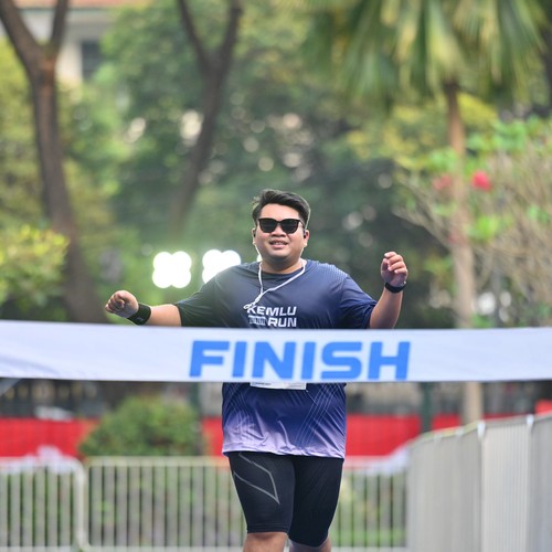 Race photo from KEMLU RUN 2026
