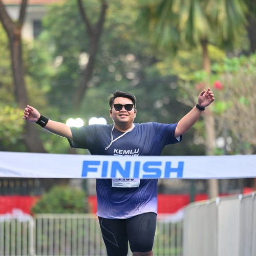 Race photo from KEMLU RUN 2026
