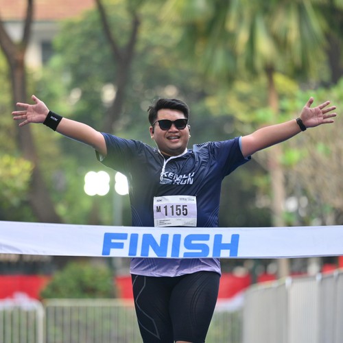 Race photo from KEMLU RUN 2026