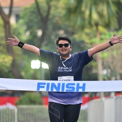 Race photo from KEMLU RUN 2026