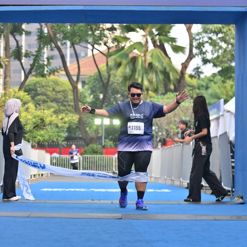 Race photo from KEMLU RUN 2026