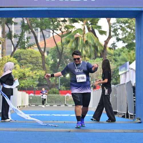 Race photo from KEMLU RUN 2026