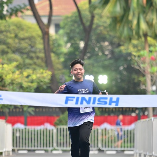 Race photo from KEMLU RUN 2026