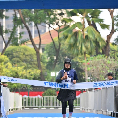 Race photo from KEMLU RUN 2026