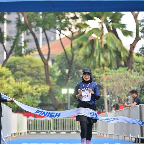 Race photo from KEMLU RUN 2026