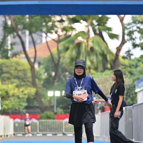 Race photo from KEMLU RUN 2026