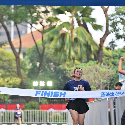 Race photo from KEMLU RUN 2026