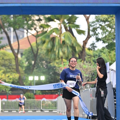 Race photo from KEMLU RUN 2026