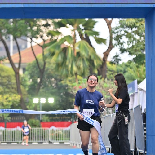 Race photo from KEMLU RUN 2026