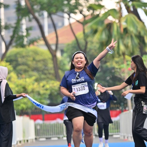 Race photo from KEMLU RUN 2026