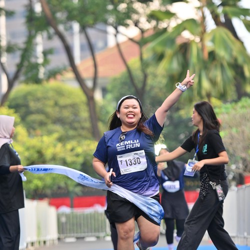 Race photo from KEMLU RUN 2026