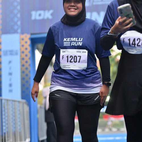 Race photo from KEMLU RUN 2026