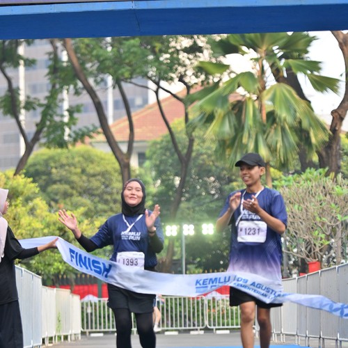 Race photo from KEMLU RUN 2026