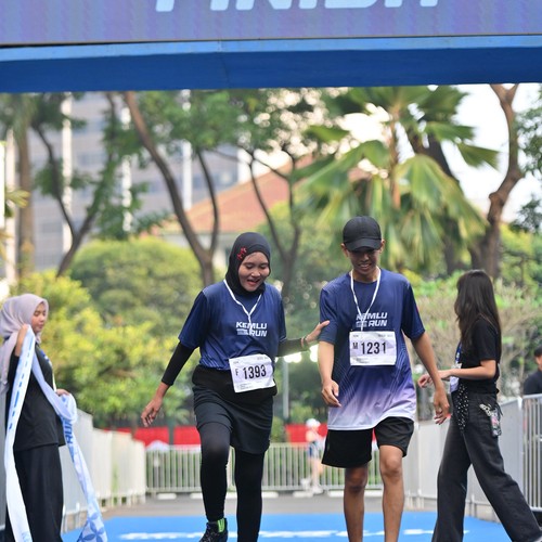 Race photo from KEMLU RUN 2026